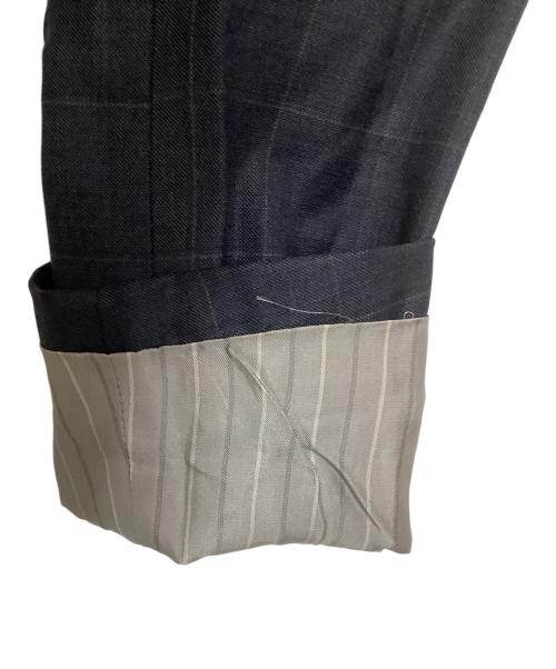 azabu tailor（アザブテーラー）azabu tailor (アザブテーラー) LORO PIANA (ロロピアーナ) 段返り3B セットアップスーツ ネイビー サイズ:42Aの古着・服飾アイテム
