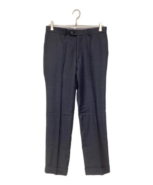 azabu tailor（アザブテーラー）azabu tailor (アザブテーラー) LORO PIANA (ロロピアーナ) 段返り3B セットアップスーツ ネイビー サイズ:42Aの古着・服飾アイテム