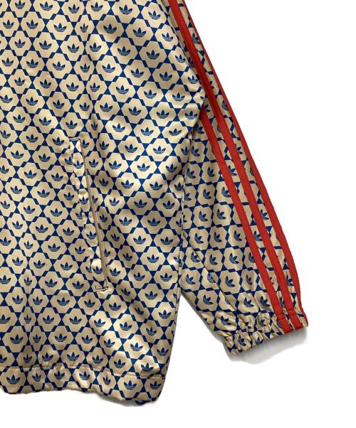 adidas（アディダス）adidas (アディダス) BECKHAM デビッド・ベッカム オリジナルス ウインドブレーカー ベージュ×ブルー×レッド サイズ:２XLの古着・服飾アイテム