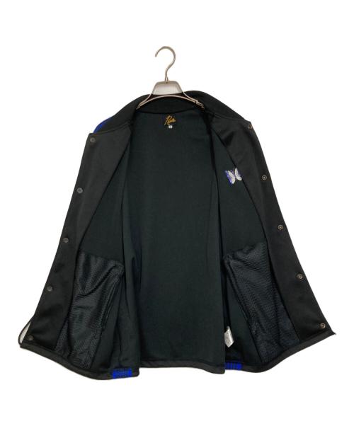 Needles（ニードルズ）Needles (ニードルズ) BEAMS (ビームス) 別注 Rib Coach Jacket ブラック×ブルー サイズ:Mの古着・服飾アイテム