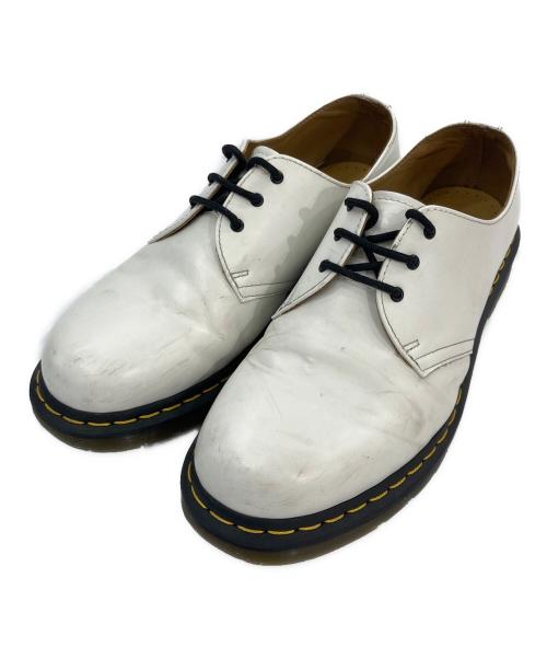 Dr.Martens（ドクターマーチン）Dr.Martens (ドクターマーチン) 3ホールシューズ ホワイト サイズ:UK 9の古着・服飾アイテム