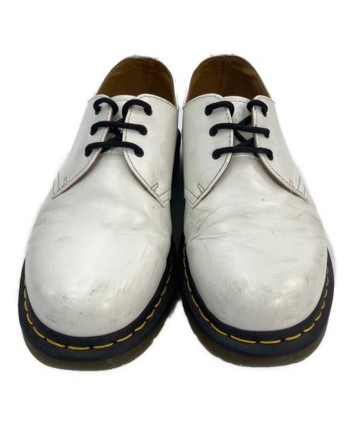 Dr.Martens（ドクターマーチン）Dr.Martens (ドクターマーチン) 3ホールシューズ ホワイト サイズ:UK 9の古着・服飾アイテム