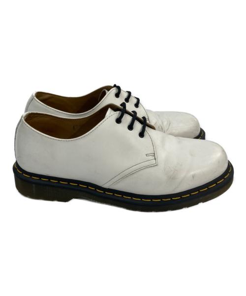 Dr.Martens（ドクターマーチン）Dr.Martens (ドクターマーチン) 3ホールシューズ ホワイト サイズ:UK 9の古着・服飾アイテム
