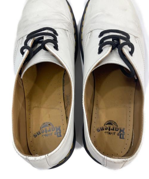 Dr.Martens（ドクターマーチン）Dr.Martens (ドクターマーチン) 3ホールシューズ ホワイト サイズ:UK 9の古着・服飾アイテム