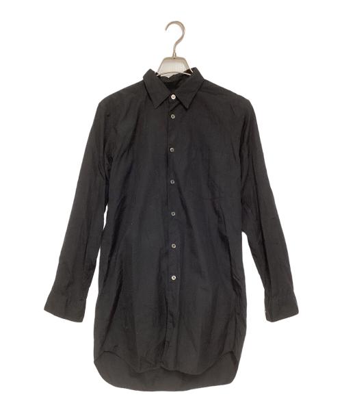 COMME des GARCONS HOMME PLUS（コムデギャルソンオムプリュス）COMME des GARCONS HOMME PLUS (コムデギャルソンオムプリュス) レイヤードデザインシャツ ブラック サイズ:XSの古着・服飾アイテム