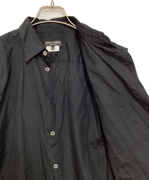 COMME des GARCONS HOMME PLUS（コムデギャルソンオムプリュス）COMME des GARCONS HOMME PLUS (コムデギャルソンオムプリュス) レイヤードデザインシャツ ブラック サイズ:XSの古着・服飾アイテム