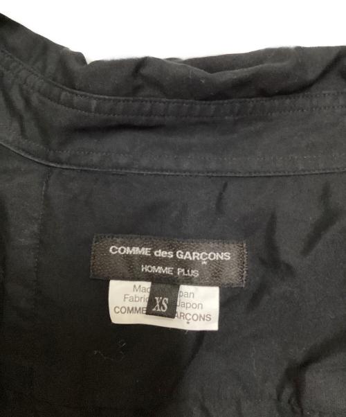 COMME des GARCONS HOMME PLUS（コムデギャルソンオムプリュス）COMME des GARCONS HOMME PLUS (コムデギャルソンオムプリュス) レイヤードデザインシャツ ブラック サイズ:XSの古着・服飾アイテム