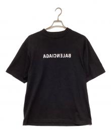 BALENCIAGA（バレンシアガ）の古着「MIRROR LOGO T-SHIRT」｜ブラック