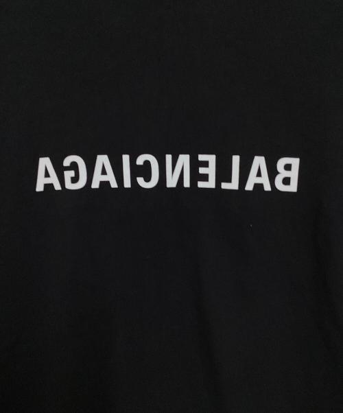 BALENCIAGA（バレンシアガ）BALENCIAGA (バレンシアガ) MIRROR LOGO T-SHIRT ブラック サイズ:XSの古着・服飾アイテム
