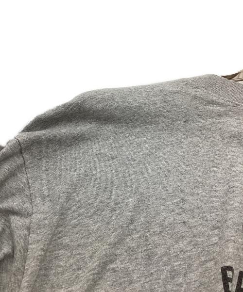 BALENCIAGA（バレンシアガ）BALENCIAGA (バレンシアガ) BB Logo L/S Tee グレー サイズ:Mの古着・服飾アイテム