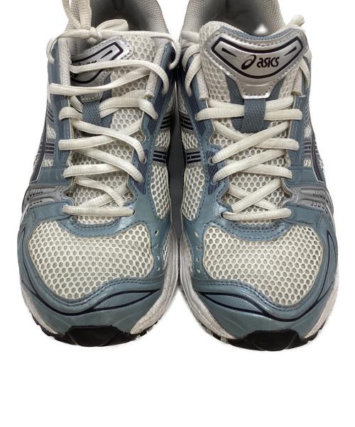 asics（アシックス）asics (アシックス) GEL-KAYANO 14 ローカットスニーカー ホワイト×ブルー サイズ:27の古着・服飾アイテム