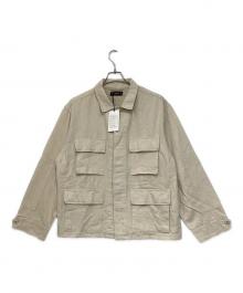 PORTANCE（ポータンス）の古着「HEMP MIX BDU JKT」｜アイボリー