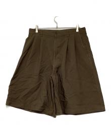 COMME des GARCONS SHIRT（コムデギャルソンシャツ）の古着「polyester twill garment treated Shorts」｜オリーブ