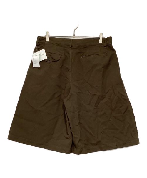 COMME des GARCONS SHIRT（コムデギャルソンシャツ）COMME des GARCONS SHIRT (コムデギャルソンシャツ) polyester twill garment treated Shorts オリーブ サイズ:L 未使用品の古着・服飾アイテム
