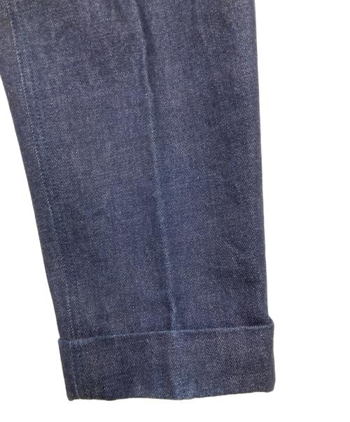 IGARASHI TROUSERS（イガラシ トラウザーズ）IGARASHI TROUSERS (イガラシ トラウザーズ) BEAMS F (ビームスエフ) タックテーパードデニムパンツ インディゴ サイズ:46の古着・服飾アイテム