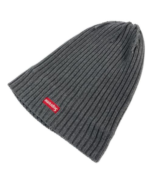 SUPREME（シュプリーム）Supreme (シュプリーム) ロゴビーニー グレー サイズ:-の古着・服飾アイテム