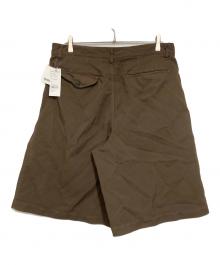 COMME des GARCONS SHIRT（コムデギャルソンシャツ）の古着「polyester twill garment treated Shorts」｜ブラウン