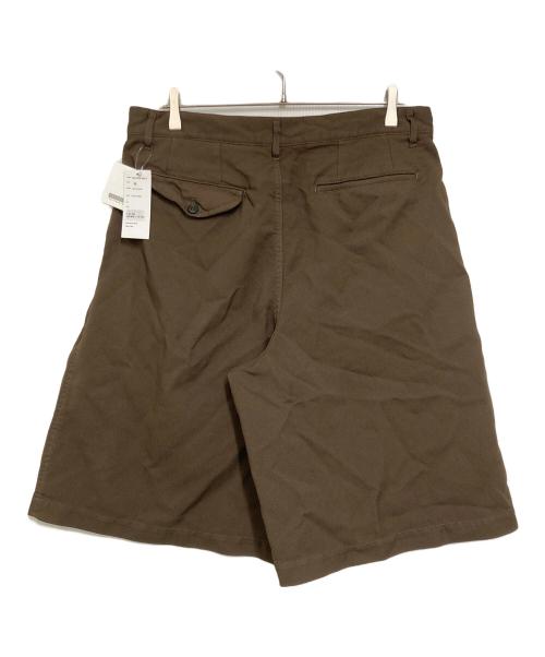 COMME des GARCONS SHIRT（コムデギャルソンシャツ）COMME des GARCONS SHIRT (コムデギャルソンシャツ) polyester twill garment treated Shorts ブラウン サイズ:Mの古着・服飾アイテム