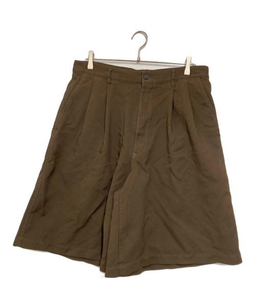 COMME des GARCONS SHIRT（コムデギャルソンシャツ）COMME des GARCONS SHIRT (コムデギャルソンシャツ) polyester twill garment treated Shorts ブラウン サイズ:Mの古着・服飾アイテム
