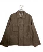 PORTANCEポータンス）の古着「HEMP MIX BDU JKT/ヘンプ ミックス ビーディーユー ジャケット」｜ブラウン