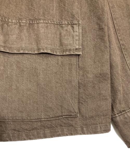 PORTANCE（ポータンス）PORTANCE (ポータンス) HEMP MIX BDU JKT/ヘンプ ミックス ビーディーユー ジャケット ブラウン サイズ:M 未使用品の古着・服飾アイテム