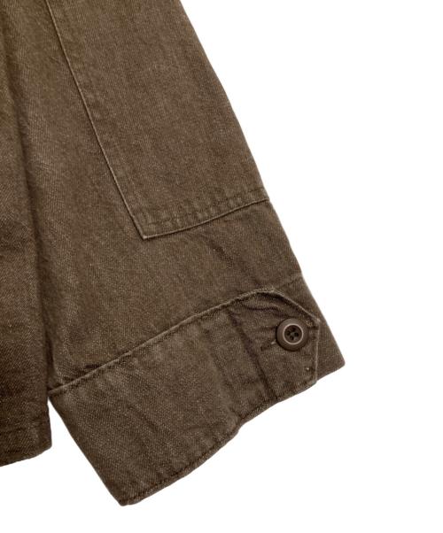 PORTANCE（ポータンス）PORTANCE (ポータンス) HEMP MIX BDU JKT/ヘンプ ミックス ビーディーユー ジャケット ブラウン サイズ:M 未使用品の古着・服飾アイテム