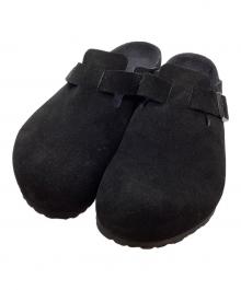 BIRKENSTOCK（ビルケンシュトック）の古着「スエードボストン サンダル」｜ブラック
