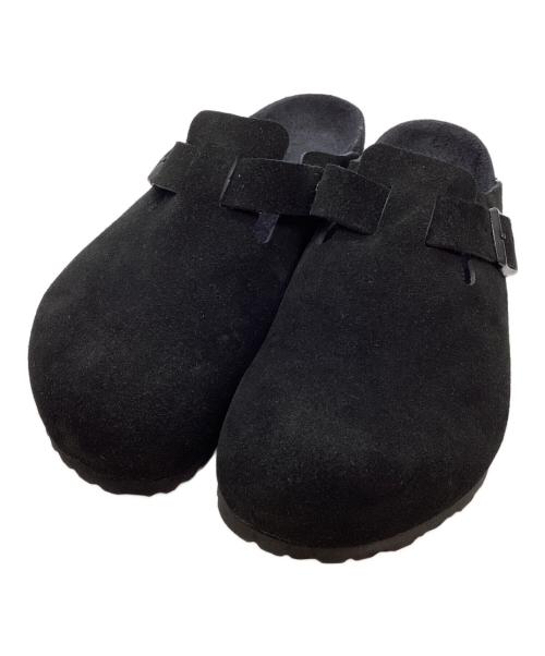 BIRKENSTOCK（ビルケンシュトック）BIRKENSTOCK (ビルケンシュトック) スエードボストン サンダル ブラック サイズ:28㎝の古着・服飾アイテム