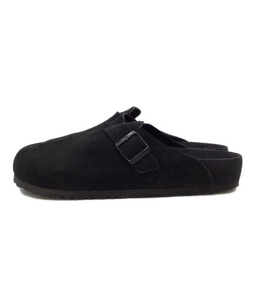 BIRKENSTOCK（ビルケンシュトック）BIRKENSTOCK (ビルケンシュトック) スエードボストン サンダル ブラック サイズ:28㎝の古着・服飾アイテム