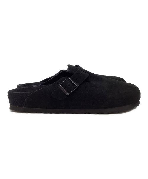 BIRKENSTOCK（ビルケンシュトック）BIRKENSTOCK (ビルケンシュトック) スエードボストン サンダル ブラック サイズ:28㎝の古着・服飾アイテム