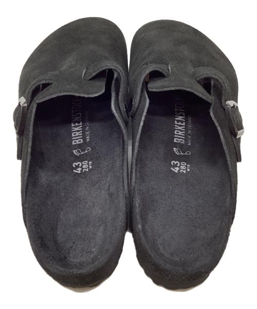 BIRKENSTOCK（ビルケンシュトック）BIRKENSTOCK (ビルケンシュトック) スエードボストン サンダル ブラック サイズ:28㎝の古着・服飾アイテム