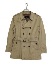 BURBERRY BLACK LABEL（バーバリーブラックレーベル）の古着「ショートトレンチコート」｜ベージュ