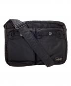 PORTERポーター）の古着「TANKER SLING BAG W zip」｜ブラック