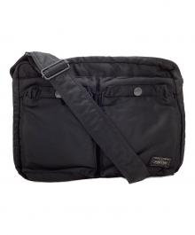 PORTER（ポーター）の古着「TANKER SLING BAG W zip」｜ブラック