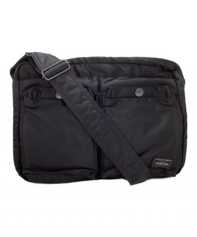 中古・古着通販】PORTER (ポーター) TANKER SLING BAG W zip ブラック