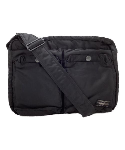 PORTER（ポーター）PORTER (ポーター) TANKER SLING BAG W zip ブラックの古着・服飾アイテム
