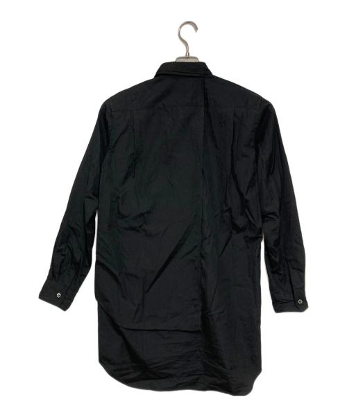 COMME des GARCONS HOMME PLUS（コムデギャルソンオムプリュス）COMME des GARCONS HOMME PLUS (コムデギャルソンオムプリュス) レイヤードデザインシャツ ブラック サイズ:XSの古着・服飾アイテム