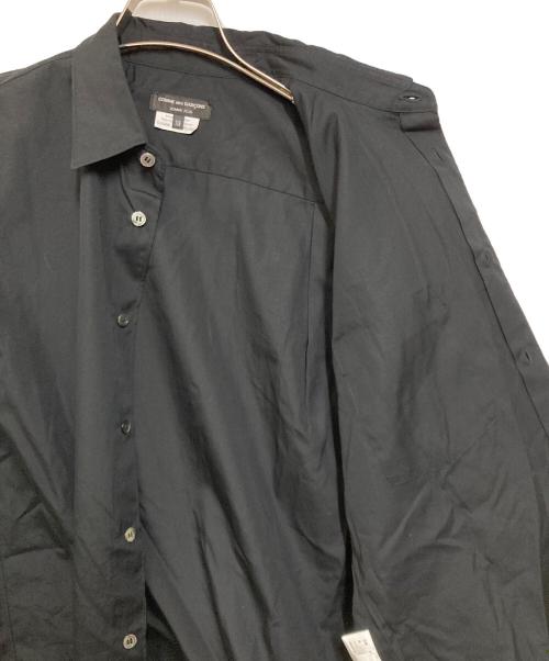 COMME des GARCONS HOMME PLUS（コムデギャルソンオムプリュス）COMME des GARCONS HOMME PLUS (コムデギャルソンオムプリュス) レイヤードデザインシャツ ブラック サイズ:XSの古着・服飾アイテム