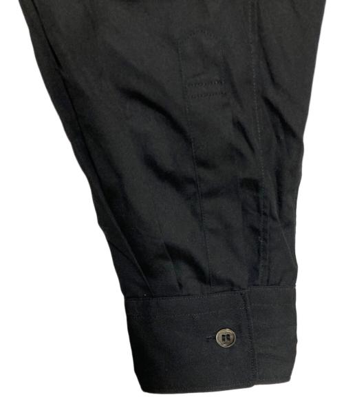 COMME des GARCONS HOMME PLUS（コムデギャルソンオムプリュス）COMME des GARCONS HOMME PLUS (コムデギャルソンオムプリュス) レイヤードデザインシャツ ブラック サイズ:XSの古着・服飾アイテム
