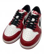 NIKEナイキ）の古着「Air Jordan 1 Retro Low OG ローカットスニーカー」｜ホワイト×レッド×ブラック