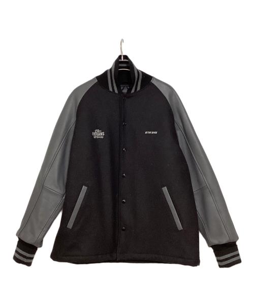 Tokyo Indians（トウキョウインディアンズ）Tokyo Indians (トウキョウインディアンズ) Original Sport Varsity Jacket 2 ブラック×チャコール サイズ:XLの古着・服飾アイテム