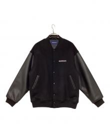DESCENDANT（ディセンダント）の古着「FLUKE UP VARSITY JACKET」｜ブラック