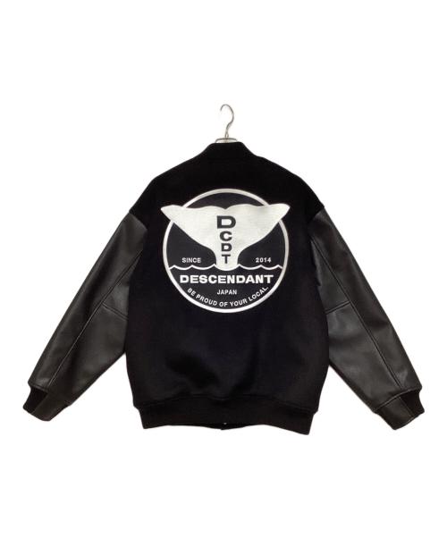 DESCENDANT（ディセンダント）DESCENDANT (ディセンダント) FLUKE UP VARSITY JACKET ブラック サイズ:4の古着・服飾アイテム