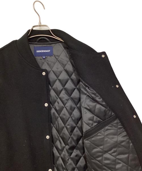 DESCENDANT（ディセンダント）DESCENDANT (ディセンダント) FLUKE UP VARSITY JACKET ブラック サイズ:4の古着・服飾アイテム
