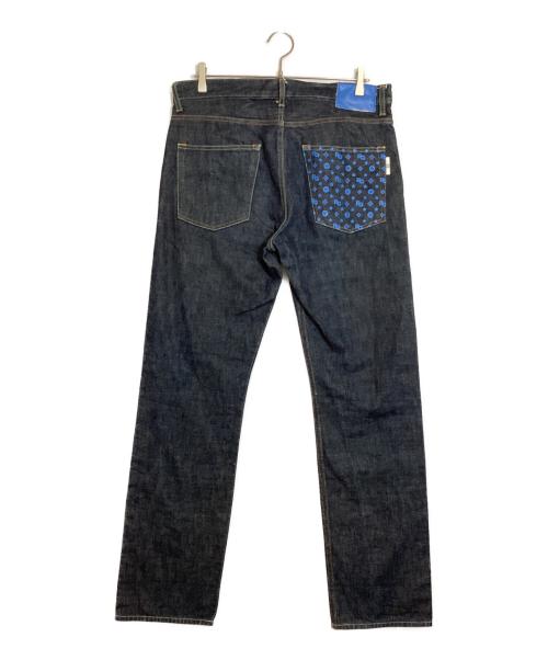 REQUIRE（リクワイア）REQUIRE (リクワイア) リジットデニムパンツ インディゴ サイズ:Lの古着・服飾アイテム