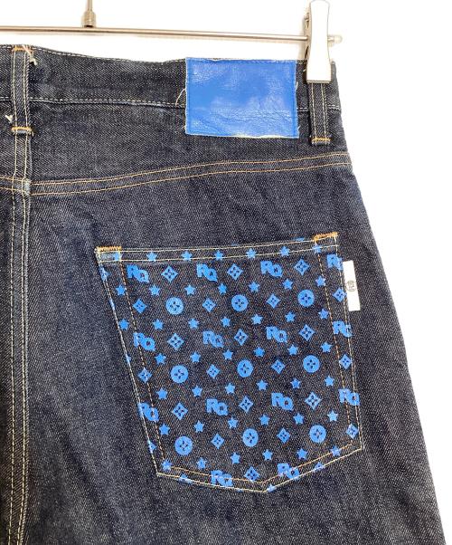 REQUIRE（リクワイア）REQUIRE (リクワイア) リジットデニムパンツ インディゴ サイズ:Lの古着・服飾アイテム
