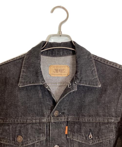 LEVI'S（リーバイス）LEVI'S (リーバイス) 先染めブラック デニムジャケット ブラック サイズ:Ｓの古着・服飾アイテム