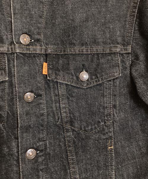 LEVI'S（リーバイス）LEVI'S (リーバイス) 先染めブラック デニムジャケット ブラック サイズ:Ｓの古着・服飾アイテム