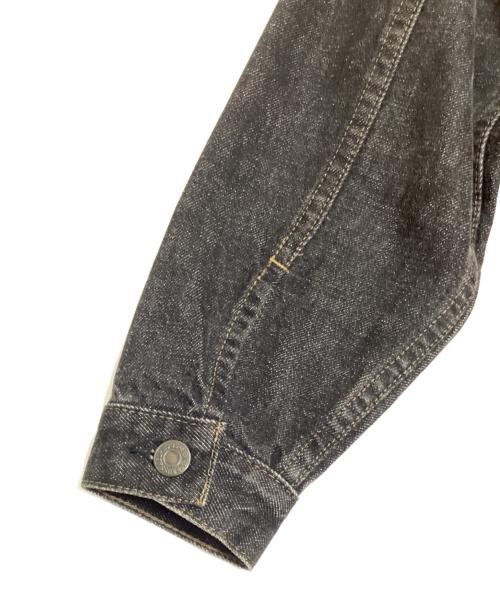 LEVI'S（リーバイス）LEVI'S (リーバイス) 先染めブラック デニムジャケット ブラック サイズ:Ｓの古着・服飾アイテム