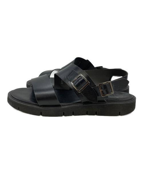foot the coacher（フットザコーチャー）foot the coacher (フットザコーチャー) ANARCHO レザーストラップサンダル ブラック サイズ:無しの古着・服飾アイテム